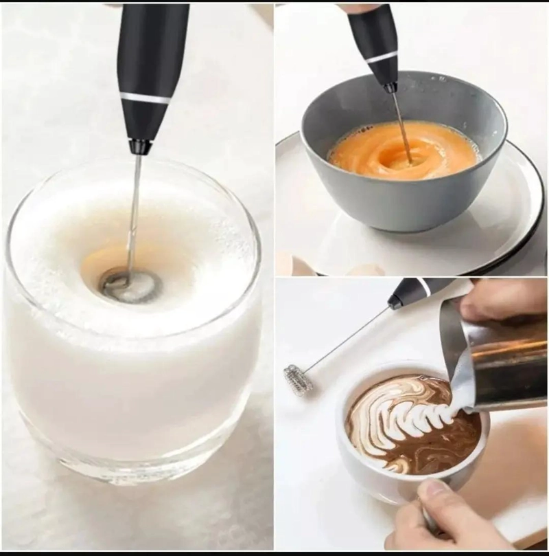 BATIDOR PORTATIL RECARGABLE PARA CAFE  Y LECHE CON CONTROL DE VELOCIDAD - 8