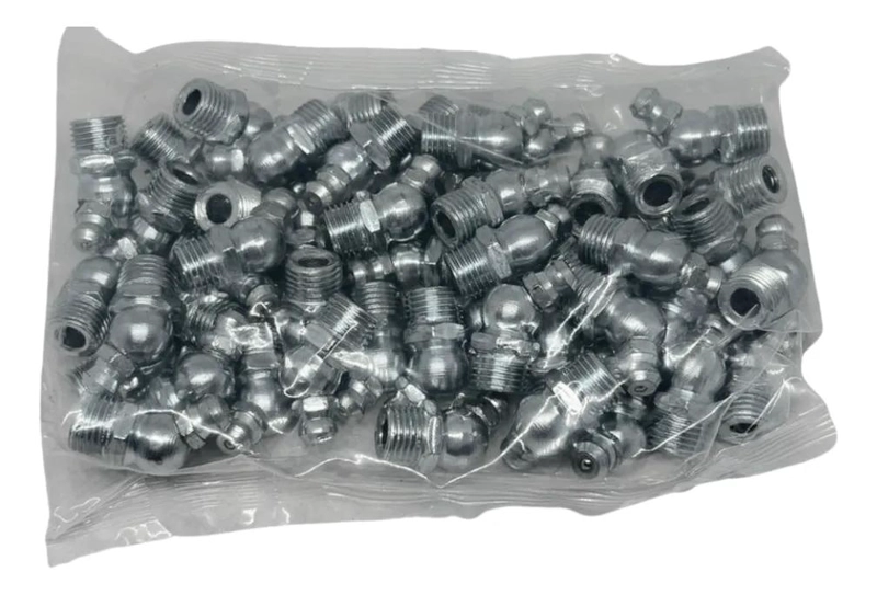 CAJA DE 50 GRASERAS SEMI CURVAS 45° 3/8 SAE - 2