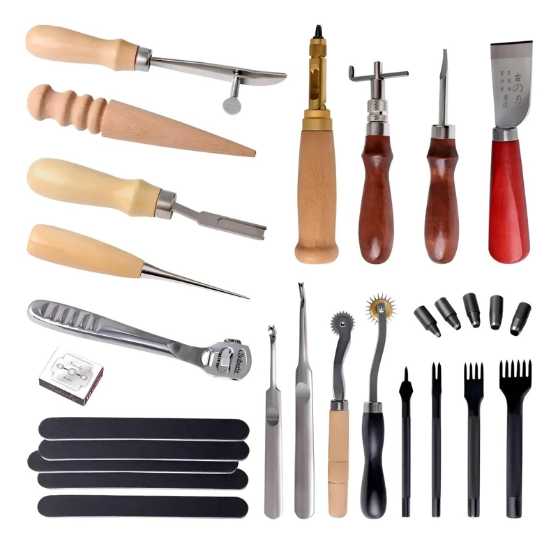 KIT DE HERRAMIENTAS 18 PIEZAS MARRON - 1
