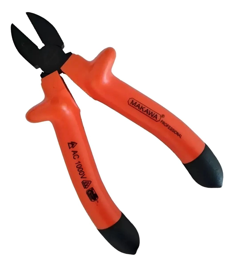 ALICATE DE CORTE 20 CM ACERO ROJO - 1
