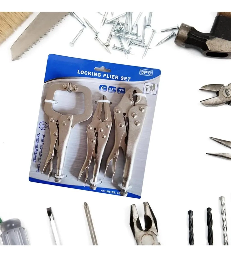 SET DE ALICATES DE PRECISION 3 PIEZAS PARA TALLER - 3