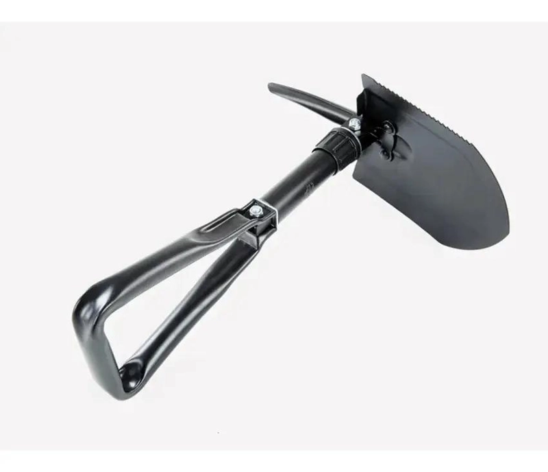 PALA RETRACTIL 60 CM CON PICOTA PARA CAMPING Y EXCURSIONES - 4