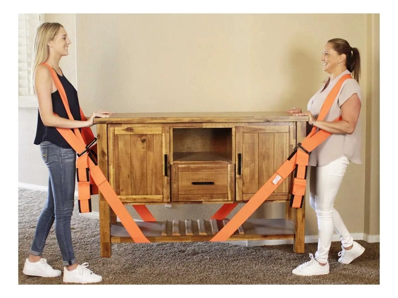 KIT DE 4 PIEZAS PARA TRASLADO DE MUEBLES CON CINTAS Y CORREAS - 3