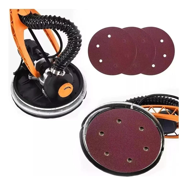 DISCOS DE LIJA ORBITAL DE 9 PULGADAS 225MM GRANO 120 PACK 10 UNIDADES - 2