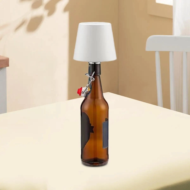 LAMPARA DE MESA LED DECORATIVA PARA BOTELLAS DE VINO - 6