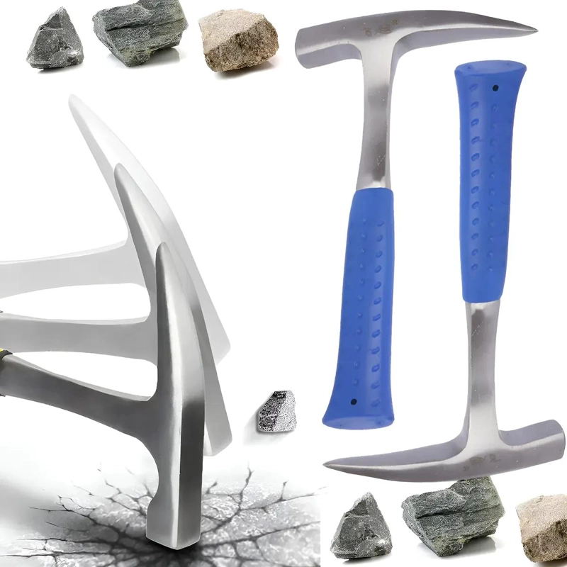 KIT DE MARTILLO GEOLOGICO IDEAL PARA ESTUDIANTES Y PROFESIONALES - 1