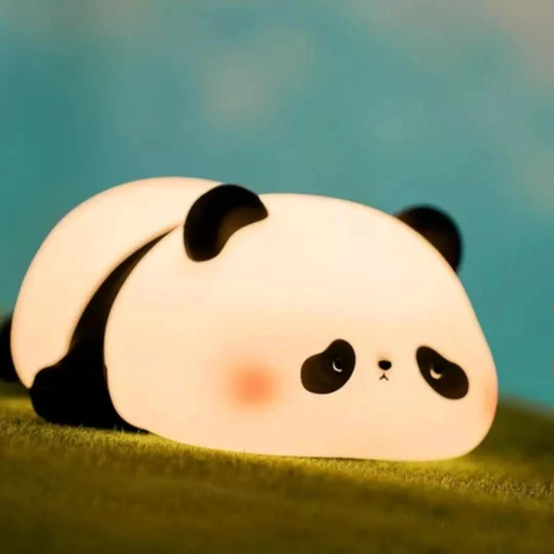 LAMPARA NOCTURNA PANDA RECARGABLE CON LUZ REGULABLE - 3
