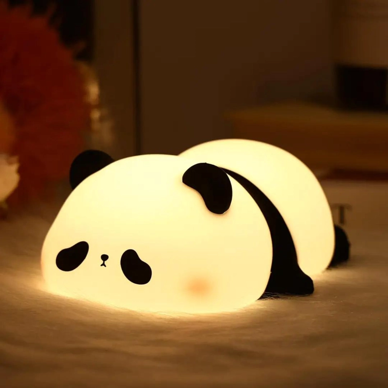 LAMPARA NOCTURNA PANDA RECARGABLE CON LUZ REGULABLE - 4