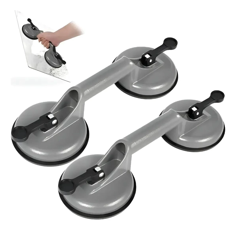VENTOSAS DE CRISTAL DE ALUMINIO RESISTENTE PARA SUJECION - 1