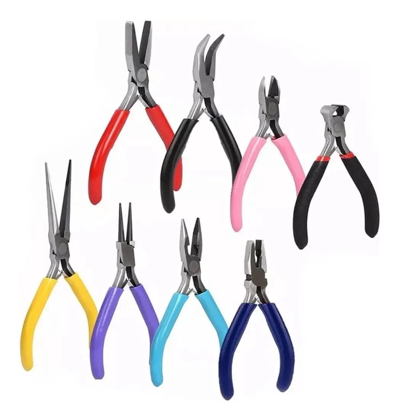 KIT DE 8 ALICATES PARA CREAR Y REPARAR JOYAS DIY - 1