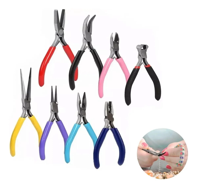 KIT DE 8 ALICATES PARA CREAR Y REPARAR JOYAS DIY - 9