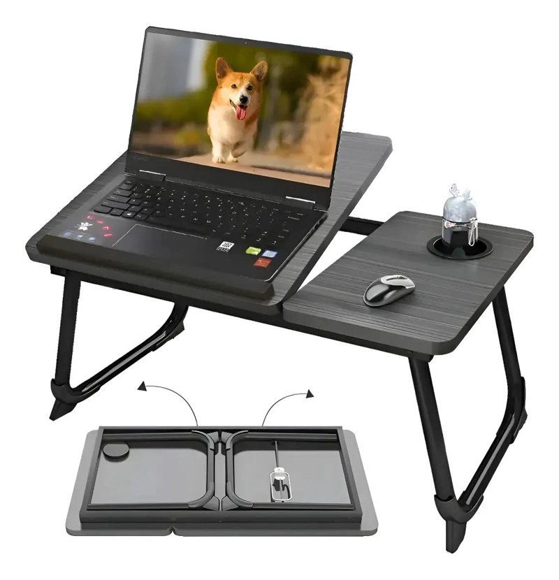 MESA PLEGABLE AJUSTABLE PARA USO EN CAMA Y OFICINA - 6