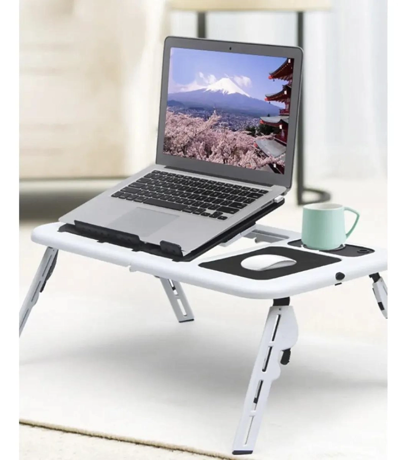 MESA PLEGABLE PARA NOTEBOOK CON VENTILADORES Y MOUSEPAD - 6