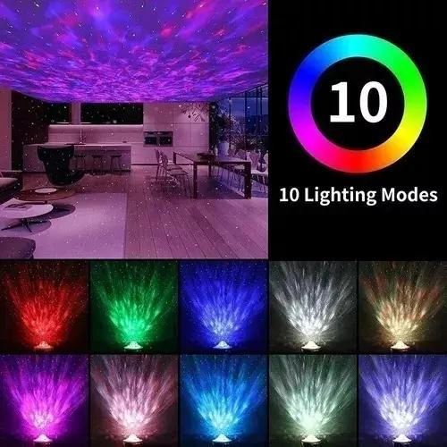 LAMPARA PORTATIL LED ELEGANTE CON PANTALLA DE VIDRIO NEGRA - 7