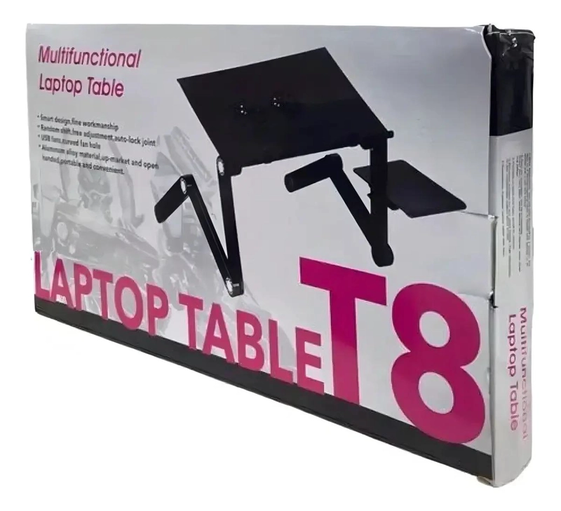 MESA ARTICULADA PLEGABLE PARA NOTEBOOK CON VENTILACION Y MOUSEPAD - 6