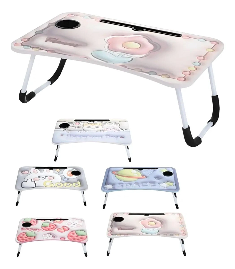 MESA PLEGABLE PORTATIL PARA NOTEBOOKS CON DISEÑO ERGONOMICO - 1