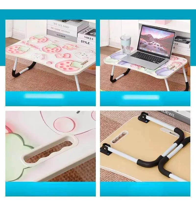 MESA PLEGABLE PORTATIL PARA NOTEBOOKS CON DISEÑO ERGONOMICO - 2