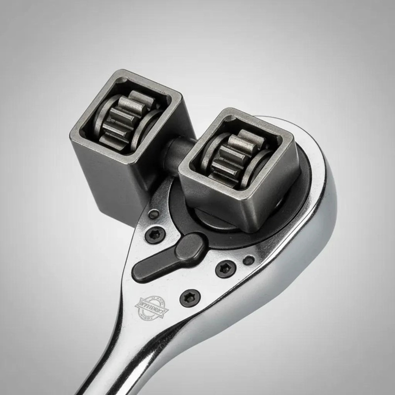 LLAVE CARRACA PARA ANDAMIOS 19 Y 22 MM CON TRINQUETE - 3