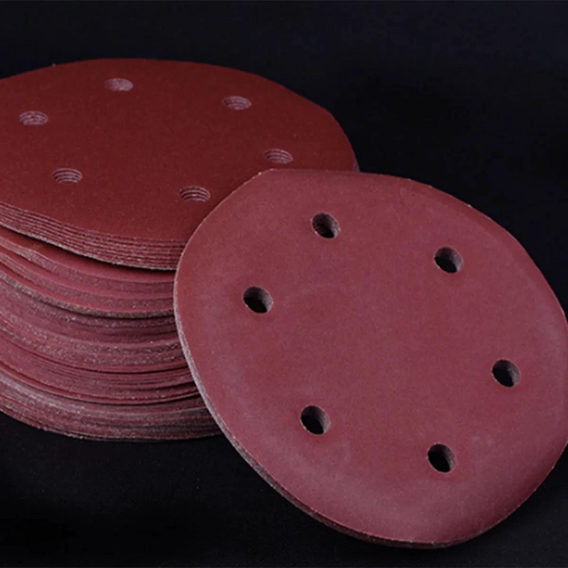 PACK DE 10 DISCOS DE LIJA VELCRO 220MM GRANO 120 - 4