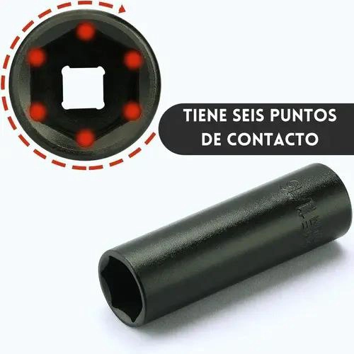 JUEGO DE DADOS DE IMPACTO CORTOS Y LARGOS PARA MECANICA - 4
