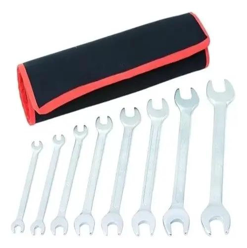 LLAVE COMBINADA CROMADA PLATEADA - 5