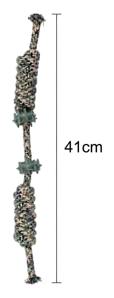 JUGUETE INTERACTIVO DE CUERDA PARA PERROS 41 CM - 1