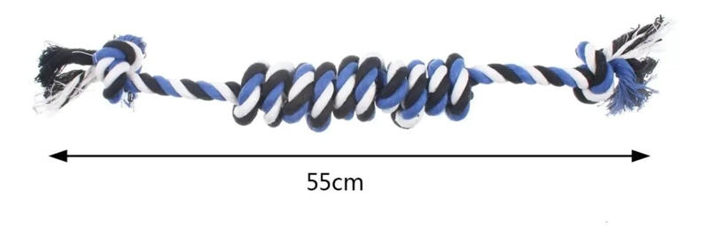 JUGUETE DE CUERDA PARA PERROS DE 55 CM Y 343 G - 3