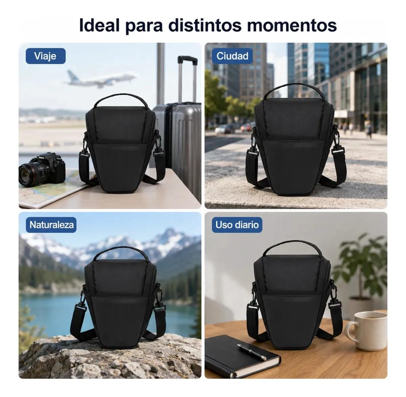 BOLSO FOTOGRAFICO TRANSPIRABLE PARA CAMARAS DSLR Y MIRRORLESS - 4