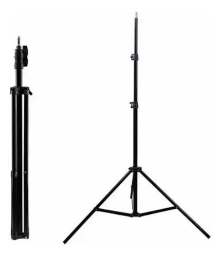 TRIPODE DE ALUMINIO DE 2 METROS PARA CAMARA Y LUZ - 1