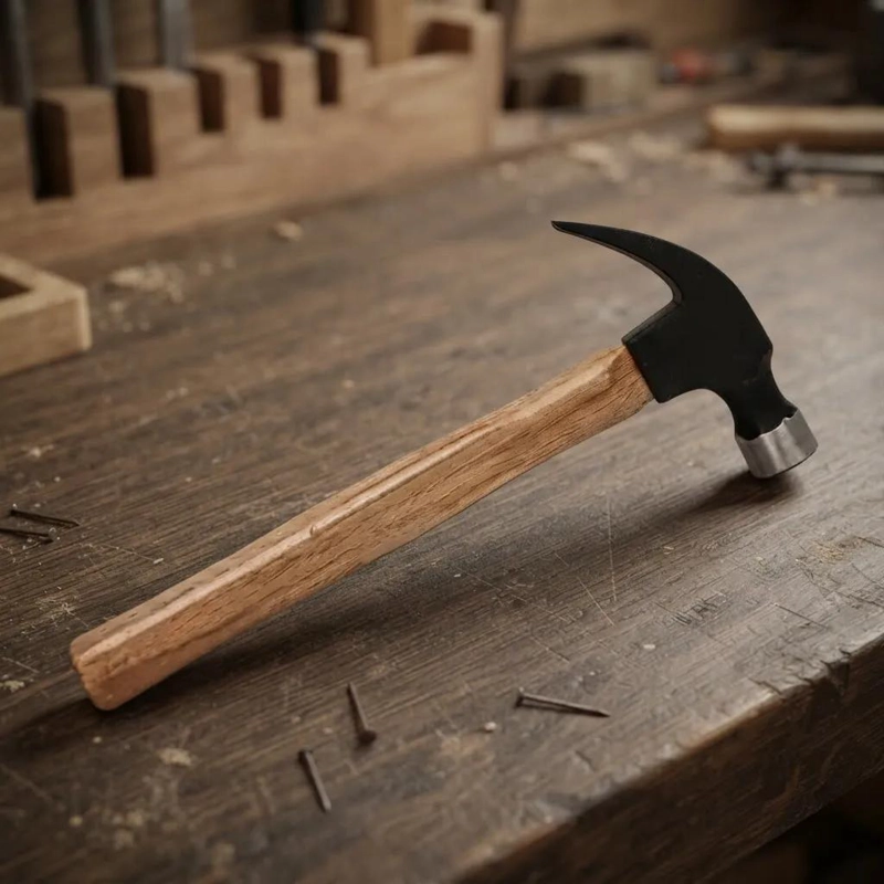 MARTILLO CARPINTERO 750G MANGO MADERA 33CM - 3