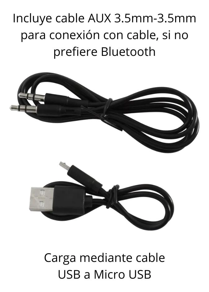 AUDIFONOS BLUETOOTH PLEGABLES CON MICROFONO Y SONIDO ESTE REO - 5