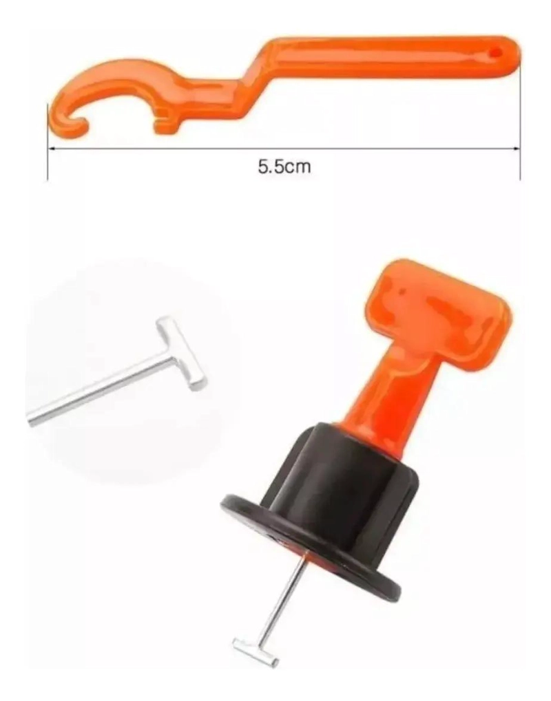 KIT DE NIVELADORES REUTILIZABLES PARA CERAMICAS 100 PIEZAS - 3