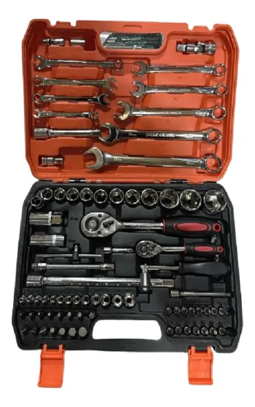 KIT DE JUEGO DE DADOS Y LLAVES 82 PIEZAS - 6