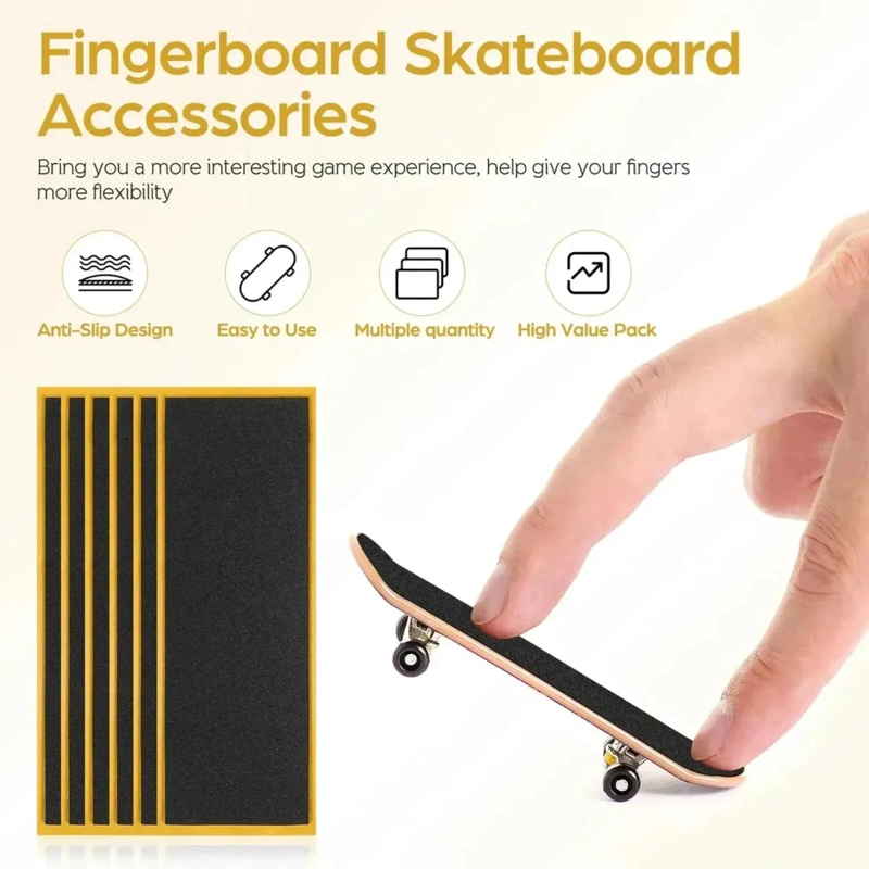 CINTA ANTIDESLIZANTE PARA FINGERBOARDS SET DE 10 PIEZAS - 2