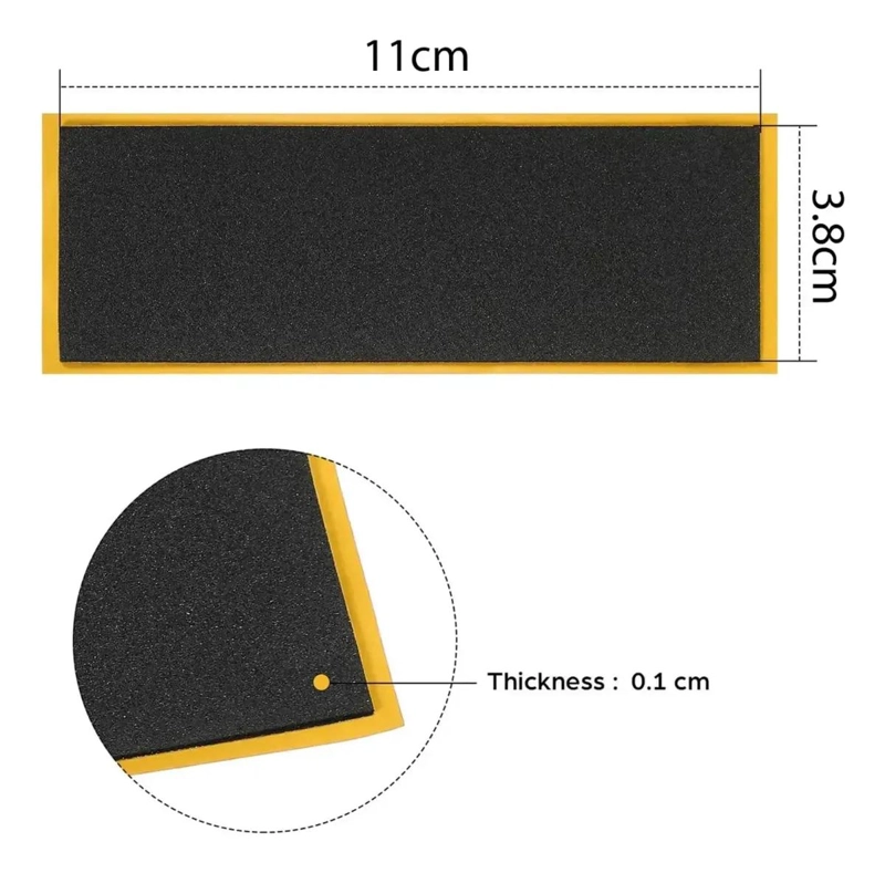 CINTA ANTIDESLIZANTE PARA FINGERBOARDS SET DE 10 PIEZAS - 4