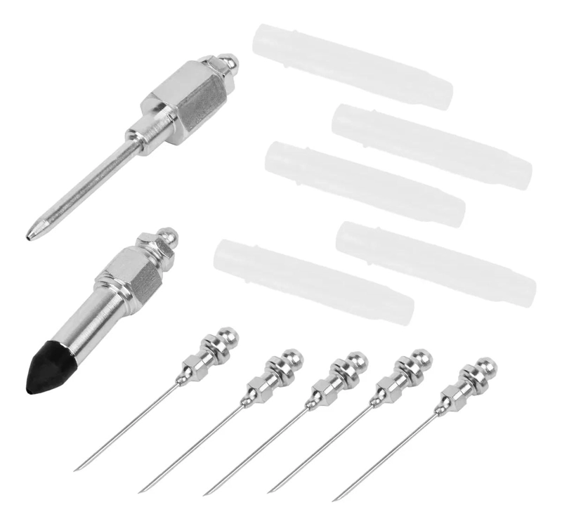 SET DE 7 BOQUILLAS ENGRASADORAS DE PRECISION PARA LUBRICACION - 1