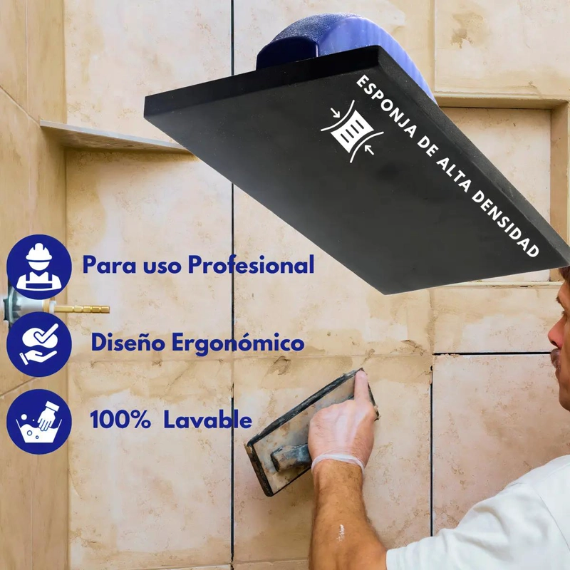 FRAGUADOR DE ESPONJA PARA ACABADOS PROFESIONALES 24X10 CM - 2