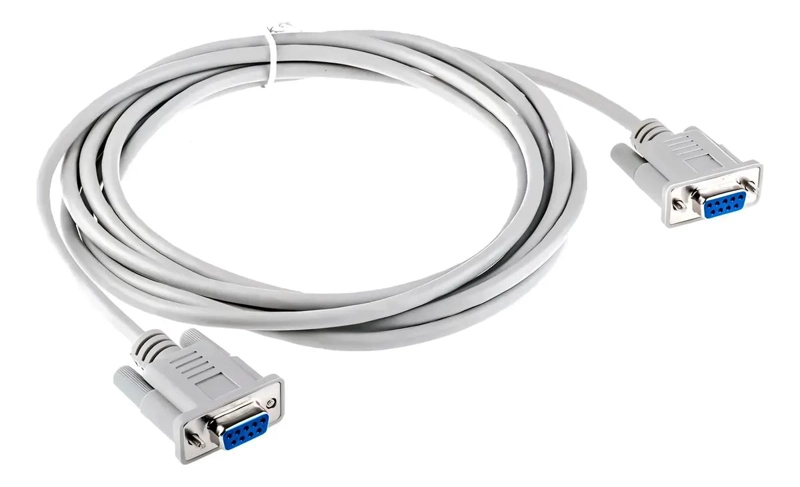 CABLE SERIAL DB9 HEMBRA CRUZADO 1.5M PARA CONEXIONES - 1