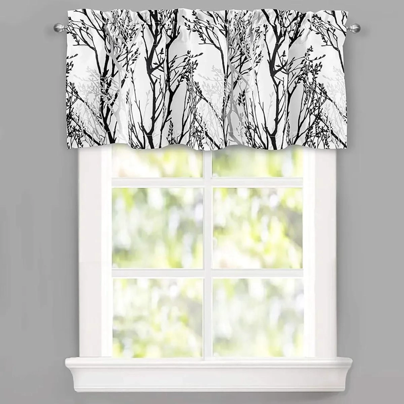RAMA DE ARBOL CON DISEÑO ABSTRACTO PARA CORTINAS DE VENTANA - 3