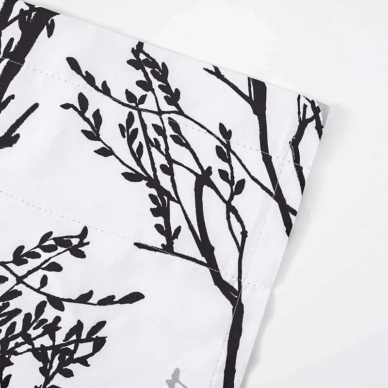 RAMA DE ARBOL CON DISEÑO ABSTRACTO PARA CORTINAS DE VENTANA - 5