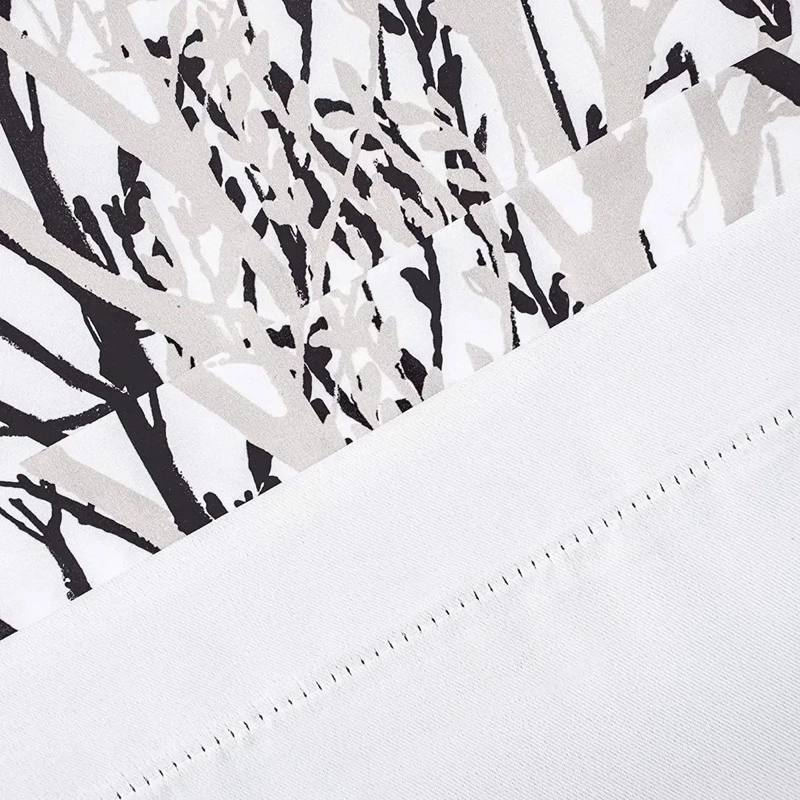 RAMA DE ARBOL CON DISEÑO ABSTRACTO PARA CORTINAS DE VENTANA - 6