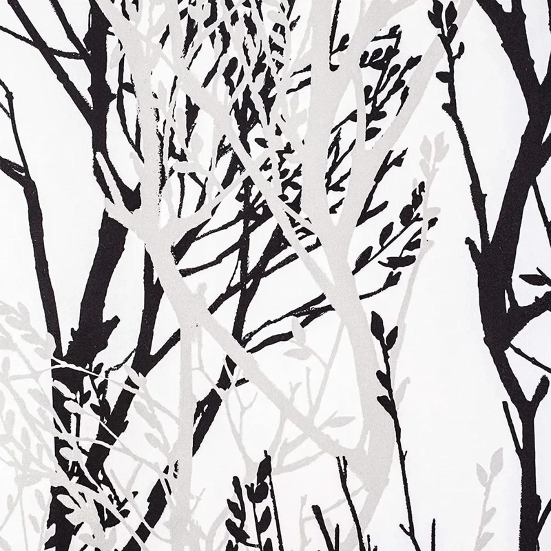 RAMA DE ARBOL CON DISEÑO ABSTRACTO PARA CORTINAS DE VENTANA - 7