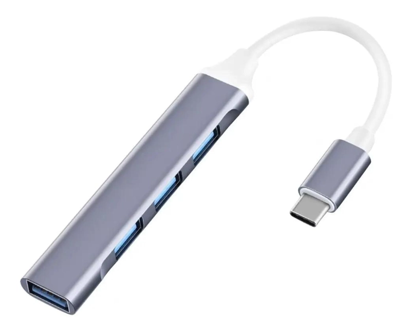 ADAPTADOR HUB USB 3.0 DE 4 PUERTOS PARA DISPOSITIVOS TIPO C - 1