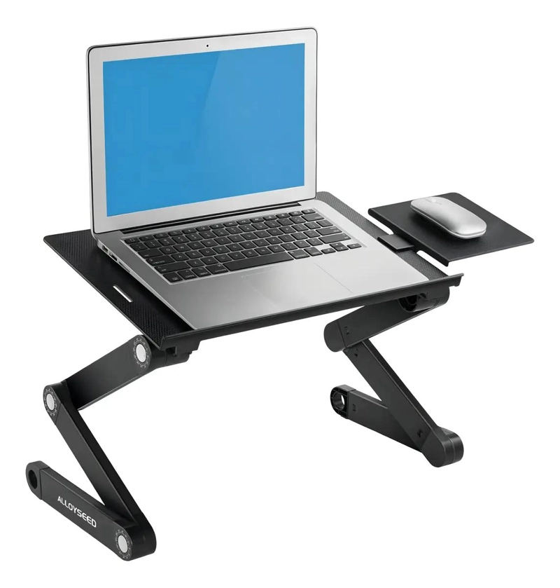 MESA PLEGABLE PARA LAPTOP CON VENTILADORES Y DISEÑO AJUSTABLE - 1