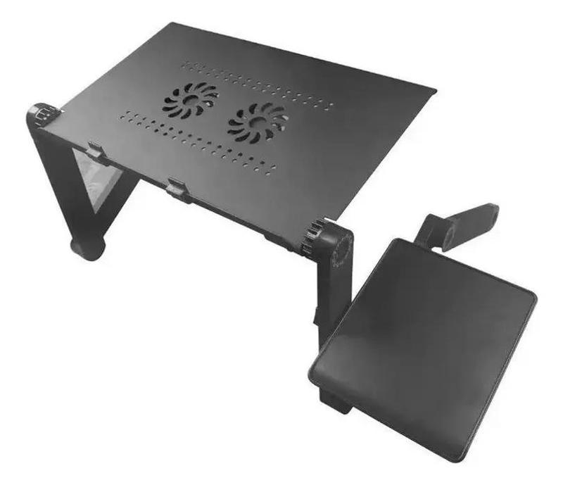 MESA PLEGABLE PARA LAPTOP CON VENTILADORES Y DISEÑO AJUSTABLE - 9