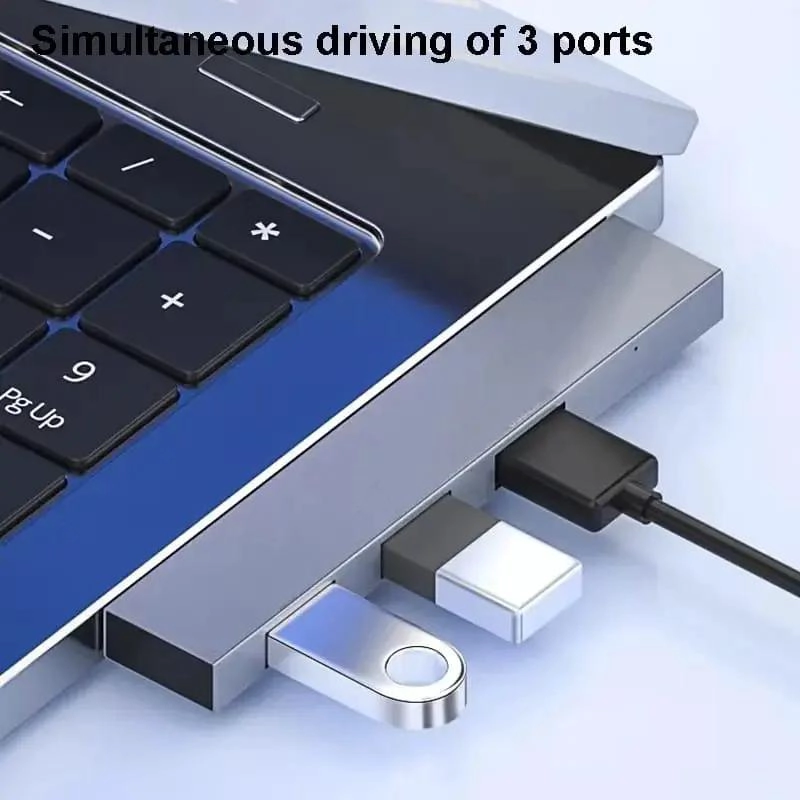 ADAPTADOR USB TIPO C 4 PUERTOS PARA CONEXION RAPIDA - 6