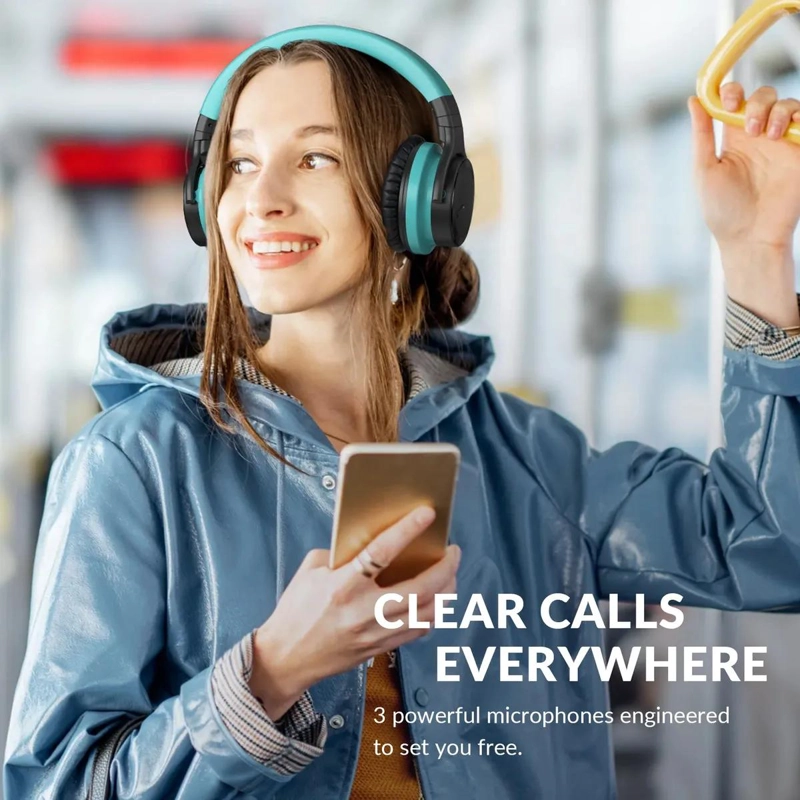 AURICULARES INALAMBRICOS CON CANCELACION DE RUIDO Y BLUETOOTH 5.0 - 5