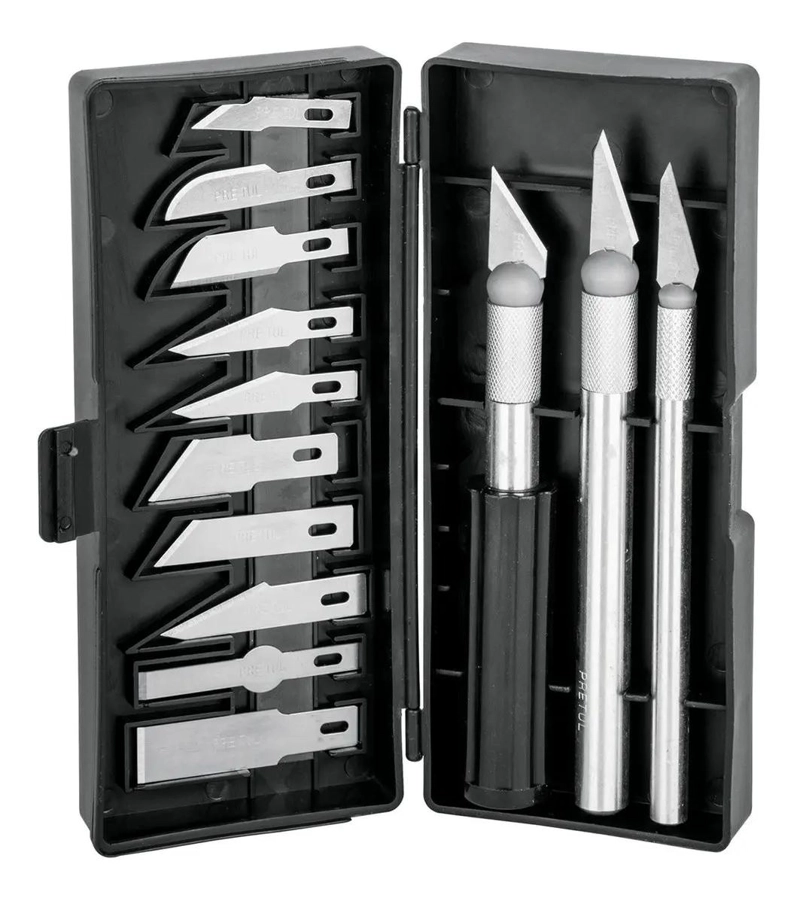 SET DE BISTURI DE 13 PIEZAS PARA TRABAJOS MANUALES - 1
