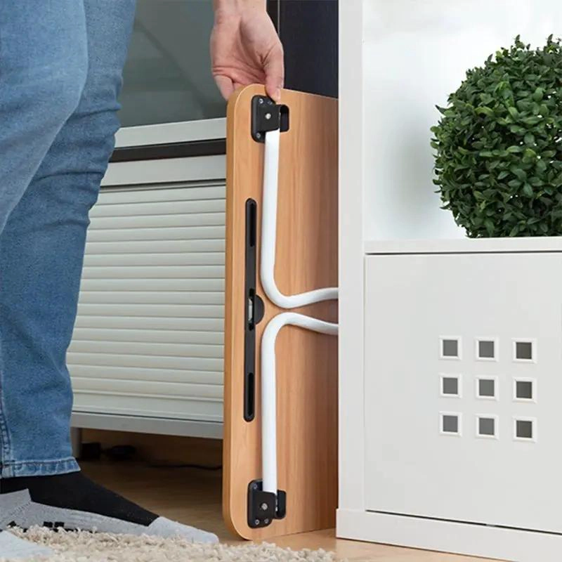 MESA PLEGABLE MULTIUSO PARA CAMA Y SOFA CON PORTAVASO - 2