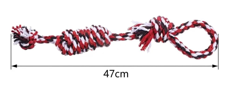 JUGUETE INTERACTIVO TRENZADO PARA PERROS 47 CM - 1